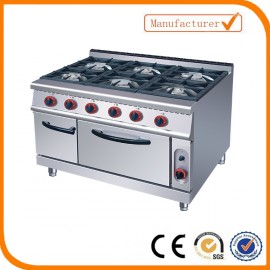 Unique Heavy Duty Stove - 6 Burners - Including Oven - Gas